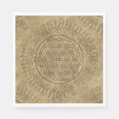 Blume von Leben - Sonne - nahtloses Muster 4 Serviette (Vorderseite)