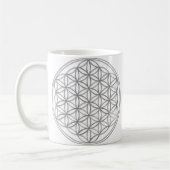 Blume von lebend/gold & silber kaffeetasse (Links)