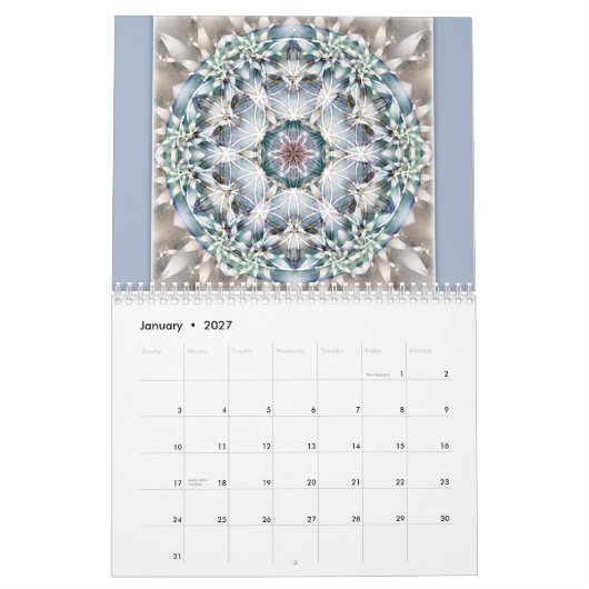 Blume von Lebenmandala-Kalender 2015 Kalender (Jan 2027)