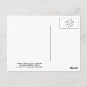 Blume von Leidenschaft Postkarte (Rückseite)
