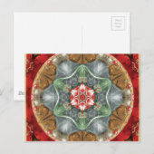 Blume von Life Mandala 2 Karten (Vorne/Hinten)