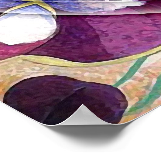 Blume von Life Mandala 8 Poster (Ecke)