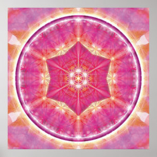 Blume von Life Mandala 9 Poster