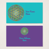 BLUME von LIFE - Sacred Geometrie Design 1 (Vorne & Hinten)