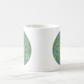 BLUME von LIFE - Sacred Geometrie Design 1 Kaffeetasse (Mittel)
