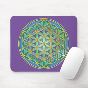 BLUME von LIFE - Sacred Geometrie Design 1 Mousepad