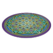 BLUME von LIFE - Sacred Geometrie Design 1 Schneidebrett (Ecke)