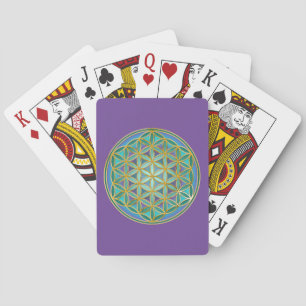 BLUME von LIFE - Sacred Geometrie Design 1 Spielkarten