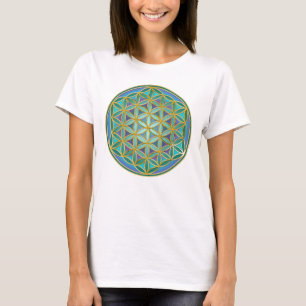 BLUME von LIFE - Sacred Geometrie Design 1 T-Shirt