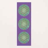 BLUME von LIFE - Sacred Geometrie Design 1 Yogamatte (Vorderseite)