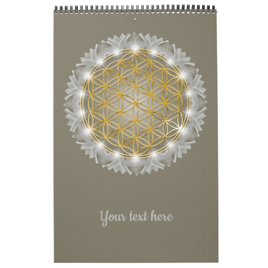 BLUME von LIFE - Sacred Geometrie Light 1 Kalender (Titelbild)
