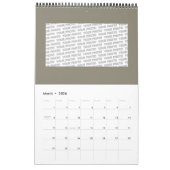 BLUME von LIFE - Sacred Geometrie Light 1 Kalender (Mär 2026)