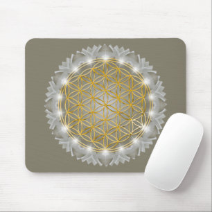 BLUME von LIFE - Sacred Geometrie Light 1 Mousepad
