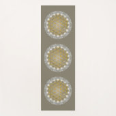 BLUME von LIFE - Sacred Geometrie Light 1 Yogamatte (Vorderseite)
