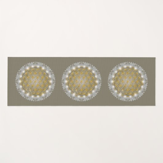BLUME von LIFE - Sacred Geometrie Light 1 Yogamatte