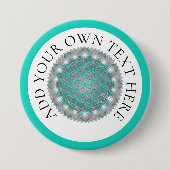 BLUME von LIFE - Sacred Geometrie Light 2 Button (Vorderseite)