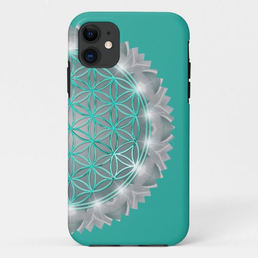 BLUME von LIFE - Sacred Geometrie Light 2 Case-Mate iPhone Hülle (Rückseite)