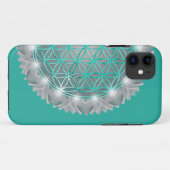 BLUME von LIFE - Sacred Geometrie Light 2 Case-Mate iPhone Hülle (Rückseite (Horizontal))