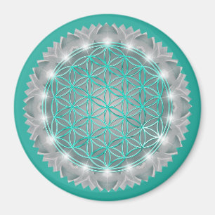 BLUME von LIFE - Sacred Geometrie Light 2 Magnet