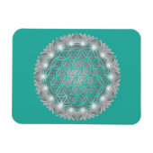 BLUME von LIFE - Sacred Geometrie Light 2 Magnet (Horizontal)