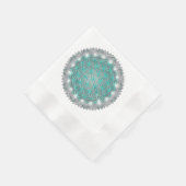 BLUME von LIFE - Sacred Geometrie Light 2 Serviette (Ecke)