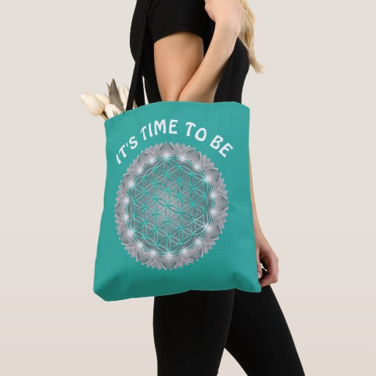 BLUME von LIFE - Sacred Geometrie Light 2 Tasche (Von Nahem)
