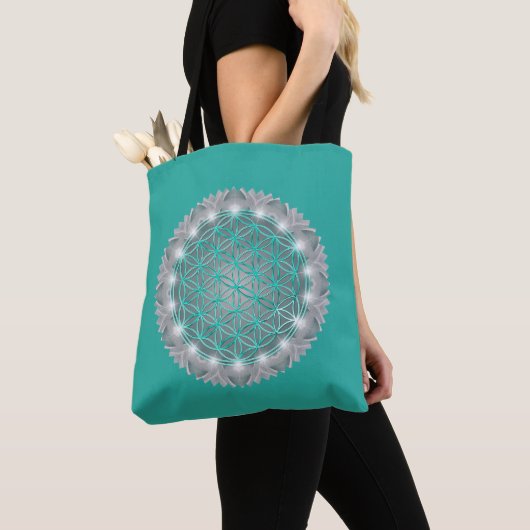 BLUME von LIFE - Sacred Geometrie Light 2 Tasche (Von Nahem)