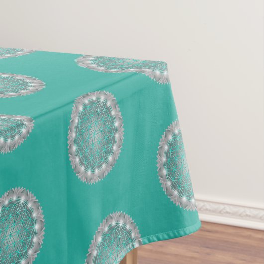 BLUME von LIFE - Sacred Geometrie Light 2 Tischdecke (Beispiel)