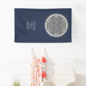 BLUME von LIFE - Symbol "Sacred Geometrie" Art. 1 Banner (Insitu)