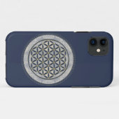 BLUME von LIFE - Symbol "Sacred Geometrie" Art. 1 Case-Mate iPhone Hülle (Rückseite (Horizontal))