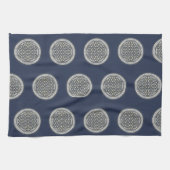 BLUME von LIFE - Symbol "Sacred Geometrie" Art. 1 Geschirrtuch (Horizontal)