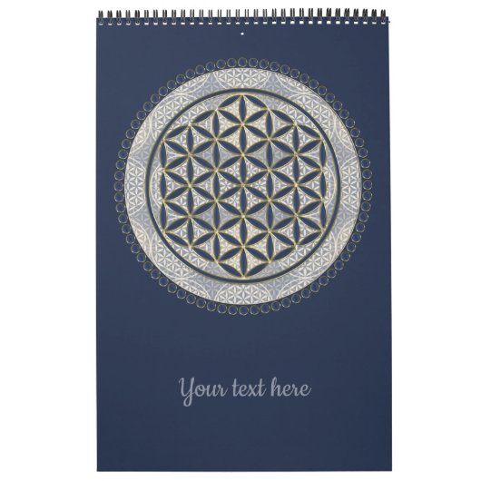 BLUME von LIFE - Symbol "Sacred Geometrie" Art. 1 Kalender (Titelbild)