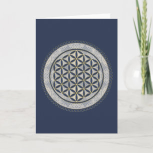 BLUME von LIFE - Symbol "Sacred Geometrie" Art. 1 Karte