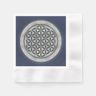 BLUME von LIFE - Symbol "Sacred Geometrie" Art. 1 Serviette
