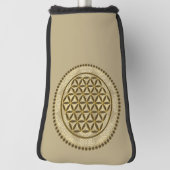 BLUME von LIFE - Symbol "Sacred Geometrie" Art. 2 Golf Headcover (Rotieren 90)