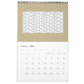 BLUME von LIFE - Symbol "Sacred Geometrie" Art. 2 Kalender (Jan 2026)