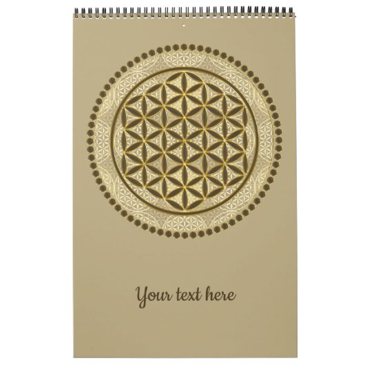 BLUME von LIFE - Symbol "Sacred Geometrie" Art. 2 Kalender (Titelbild)