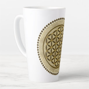 BLUME von LIFE - Symbol "Sacred Geometrie" Art. 2 Milchtasse