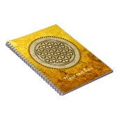 BLUME von LIFE - Symbol "Sacred Geometrie" Art. 2 Notizblock (Rechte Seite)