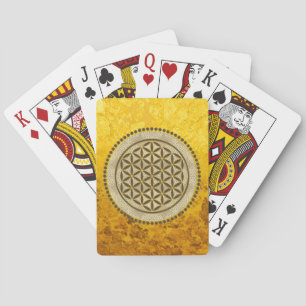 BLUME von LIFE - Symbol "Sacred Geometrie" Art. 2 Spielkarten