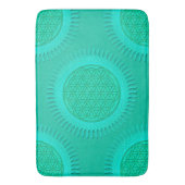 Blume von Live - Sonne - nahtloses Muster 2 Badematte (Vorderseite Vertikal)