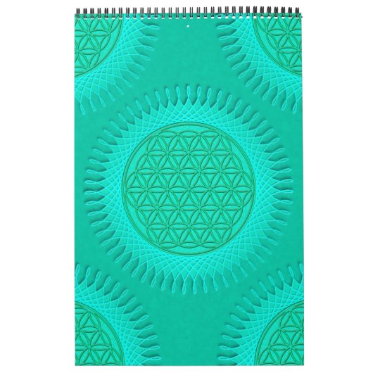 Blume von Live - Sonne - nahtloses Muster 2 Kalender (Titelbild)