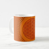 Blume von Live/Sonnengestaltung Kaffeetasse (Vorderseite Links)