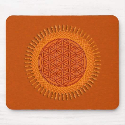Blume von Live/Sonnengestaltung Mousepad (Vorne)