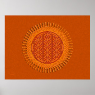 Blume von Live/Sonnengestaltung Poster