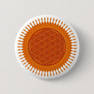 Blume von Live / sonniges Design Button