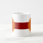 Blume von Live / sonniges Design | dunkelroter Str Kaffeetasse (Mittel)