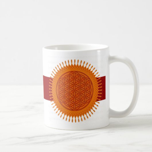 Blume von Live / sonniges Design | dunkelroter Str Kaffeetasse (Rechts)