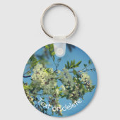 Blume von Locust Blossoms Personalisiert Schlüsselanhänger (Vorderseite)