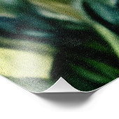 Blume von Lush Agapanthus in Giverny Fotodruck (Ecke)